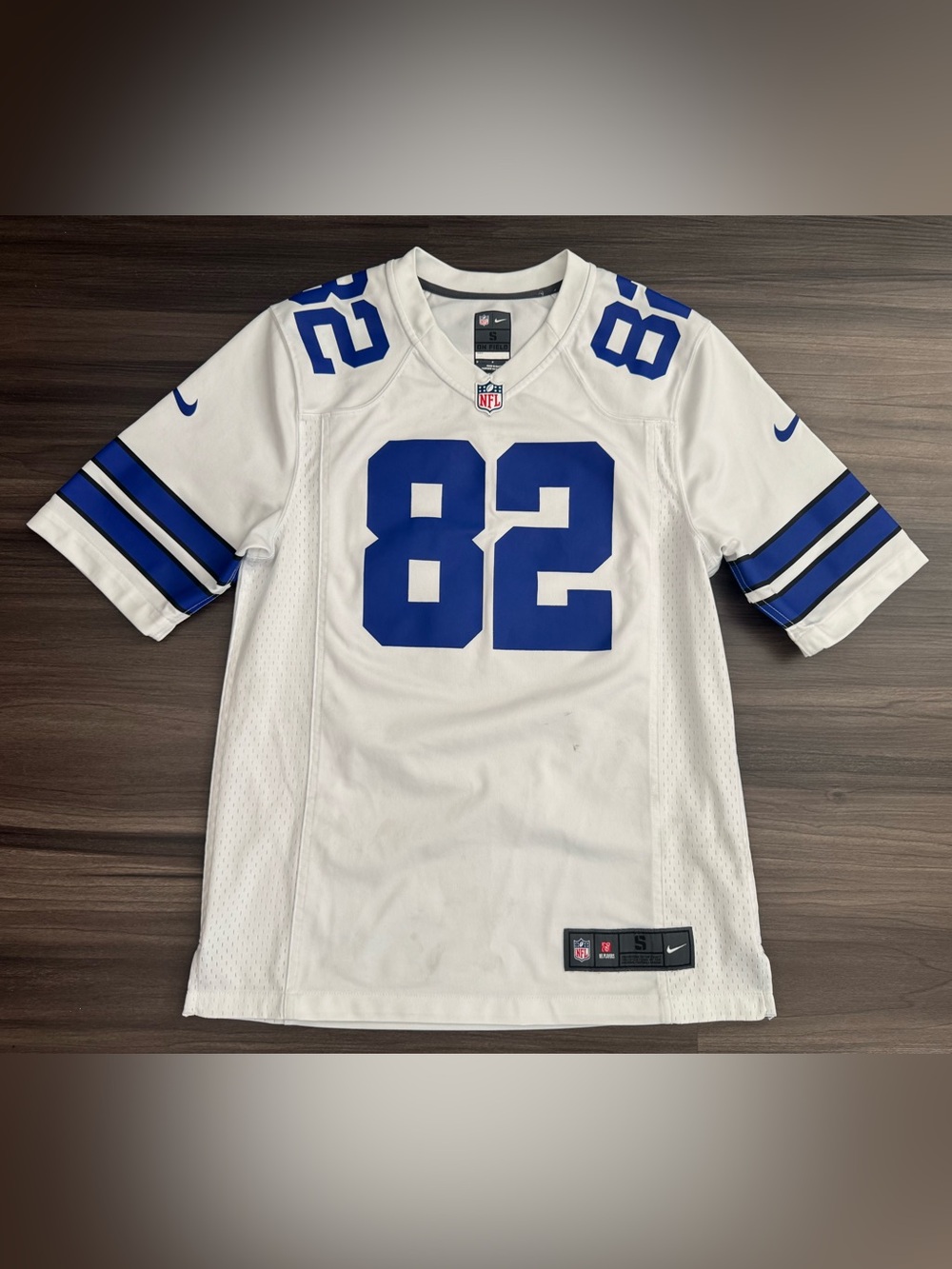 Nike Dallas Cowboys Jason Witten #82 NFL On Field Game Away Jersey Men Small
